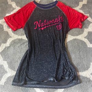 Red and grey nationals shirt